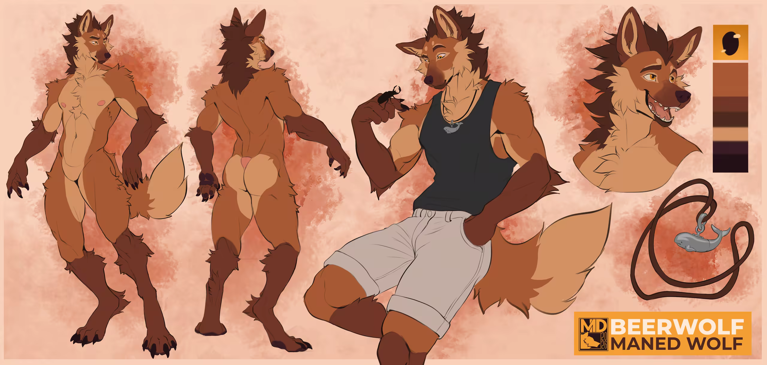 Референс фурсоны Beerwolf